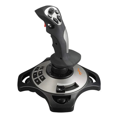 PXN 2113 Pro Flight Simulator Joystick with Vibration Function and Throttle for Windows PC