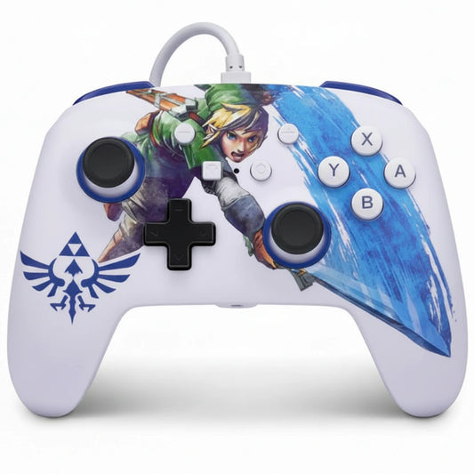 PowerA Enhanced Wired Controller for Nintendo Switch - Master Sword Attack Zelda Link POWERA