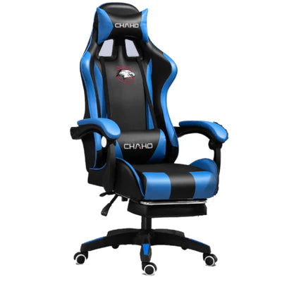 Chaho YT-055 Gaming Chair with Footrest - Blue