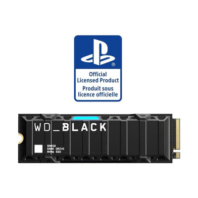 WD_BLACK SN850 NVMe SSD for PS5 Consoles Solid State Drive with Heatsink WD_BLACK