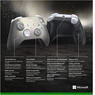 Xbox Wireless Controller – Lunar Shift Special Edition for Xbox Series X|S, Xbox One, and Windows Devices MICROSOFT