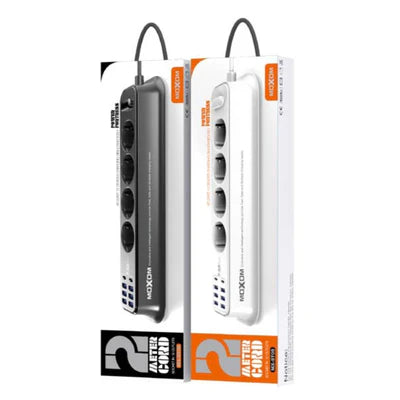 Moxom MX-ST05 Safety power strip with 4 Sockets & 8 USB Ports(6x USB, 2x USB Type-C)