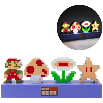 Super Mario Bros Icons Light, Decorative Light Up Figure IPLAY