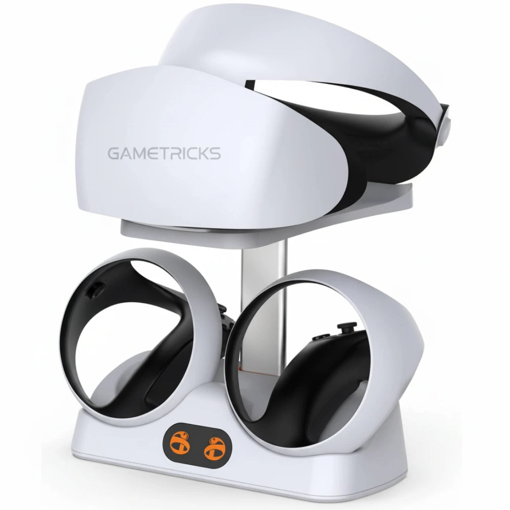 Dobe PS VR2 Controllers Charging Station with Led Indicator & VR Headset Display Stand DOBE