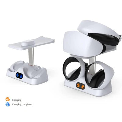 Dobe PS VR2 Controllers Charging Station with Led Indicator & VR Headset Display Stand DOBE