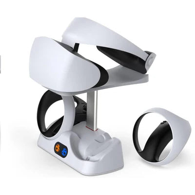 Dobe PS VR2 Controllers Charging Station with Led Indicator & VR Headset Display Stand DOBE