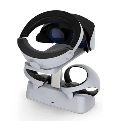 Dobe PS VR2 Controllers Charging Station with Led Indicator & VR Headset Display Stand DOBE