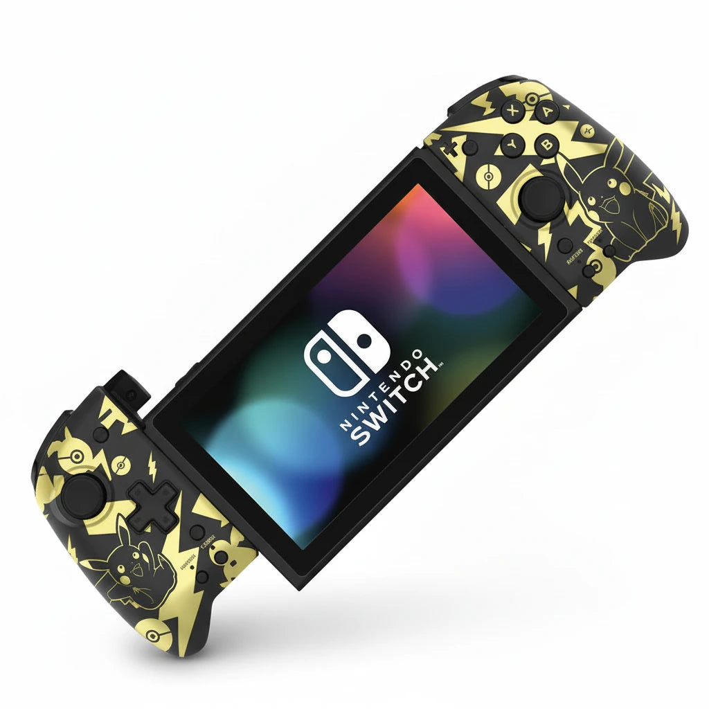 Hori Split Pad Pro Handheld Controller for Nintendo Switch - Pikachu Black & Gold HORI
