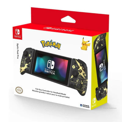 Hori Split Pad Pro Handheld Controller for Nintendo Switch - Pikachu Black & Gold HORI