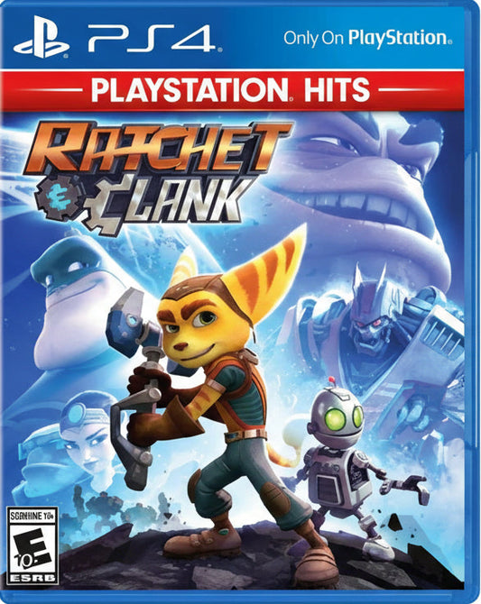 PlayStation Hits Ratchet & Clank game cover for PS4