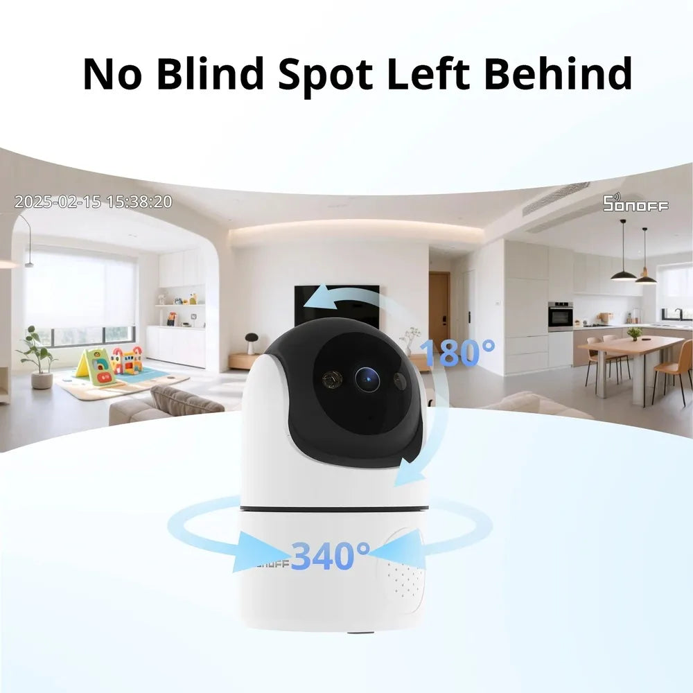 SONOFF CAM-PT2 Pan-Tilt 2 Smart Indoor Security Camera WiFi with Night Vision Sonoff