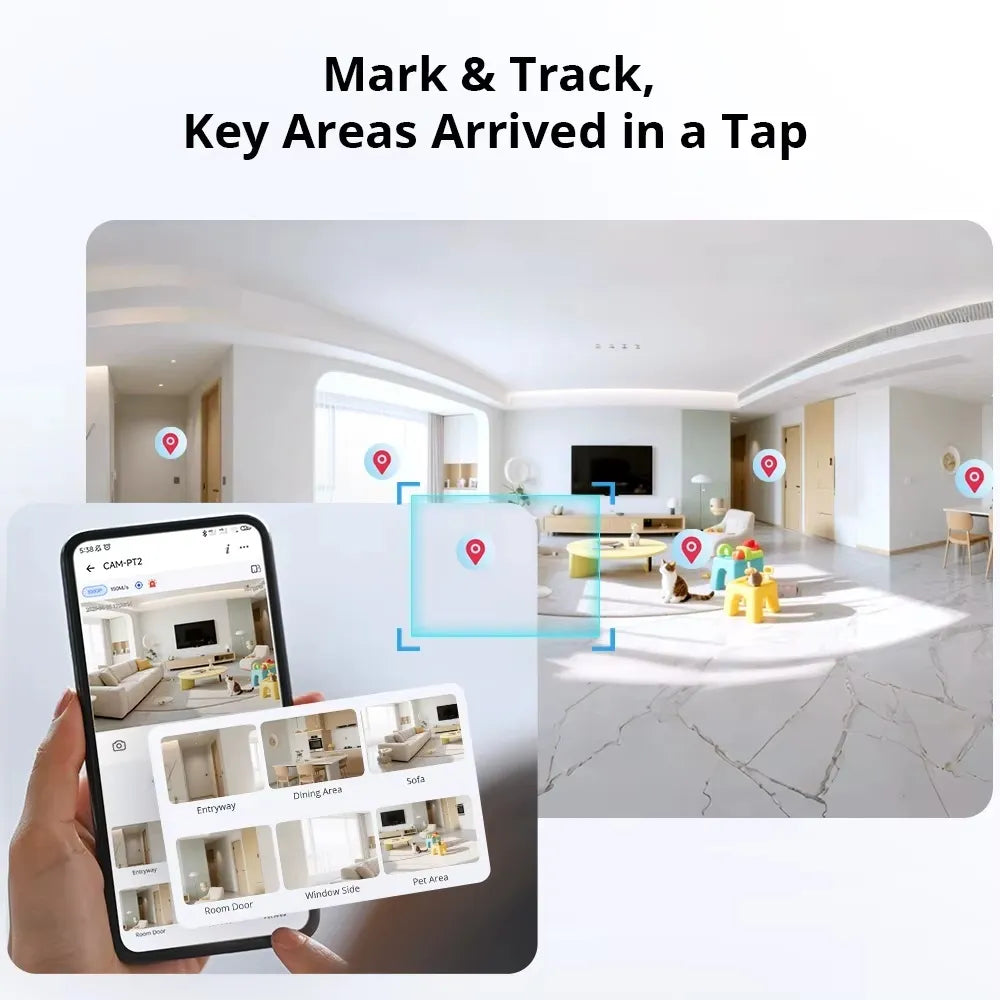 SONOFF CAM-PT2 Pan-Tilt 2 Smart Indoor Security Camera WiFi with Night Vision Sonoff