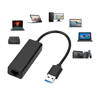 USB 3.0 Lan Connection Adapter For Nintedno Switch, Windows & Mac IPLAY