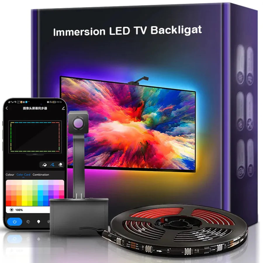 Tuya RGBIC TV Backlight Strip Color Sync Lens Version TUYA