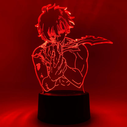 Otaku Lamp Sung Jinwoo Solo Leveling 3D Anime LED Night Light Otaku