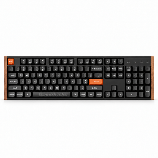 Keychron K10 HE Full-Size Wireless Magnetic Gaming Keyboard – Black, Gateron Nebula Keychron