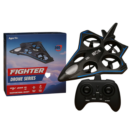 Remote Controlled Lightweight Drone with LED Effects and 360° Stunts