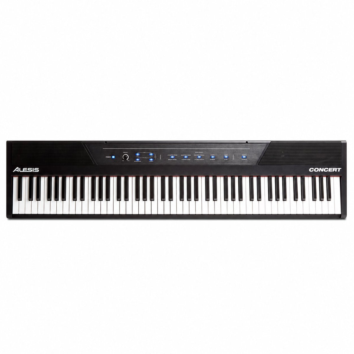 Alesis Concert 88-Key Semi-Weighted Digital Piano – front top view