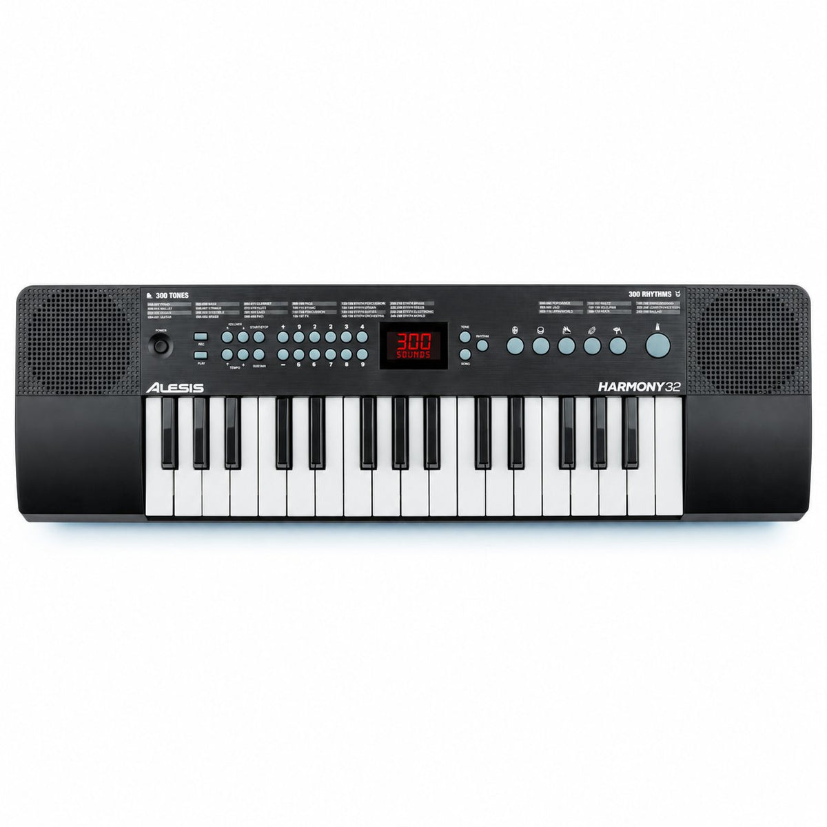 Alesis Harmony 32 32-Key Portable Keyboard – front top view