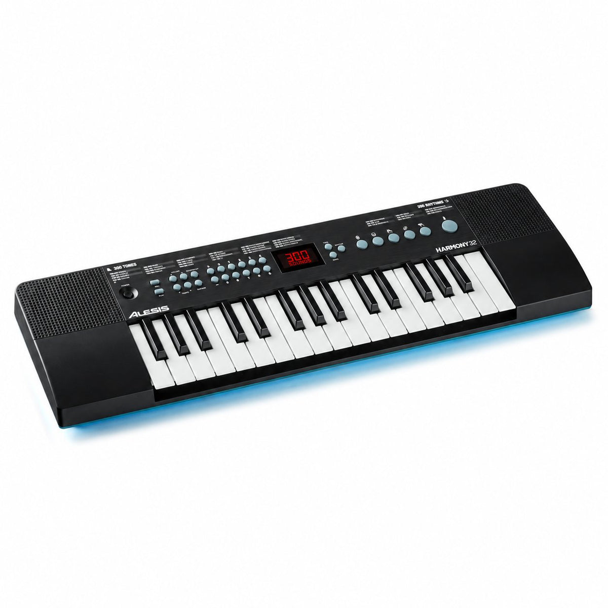 Alesis Harmony 32 32-Key Portable Keyboard – three-quarter view