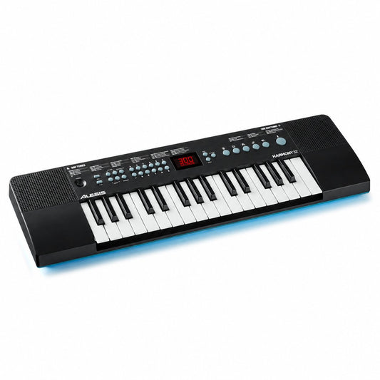 Alesis Harmony 32 32-Key Portable Keyboard – three-quarter view