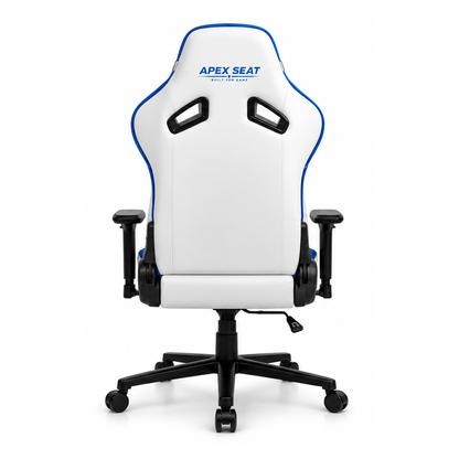 APEX SEAT SONIC Gaming Chair – White & Blue APEX SEAT