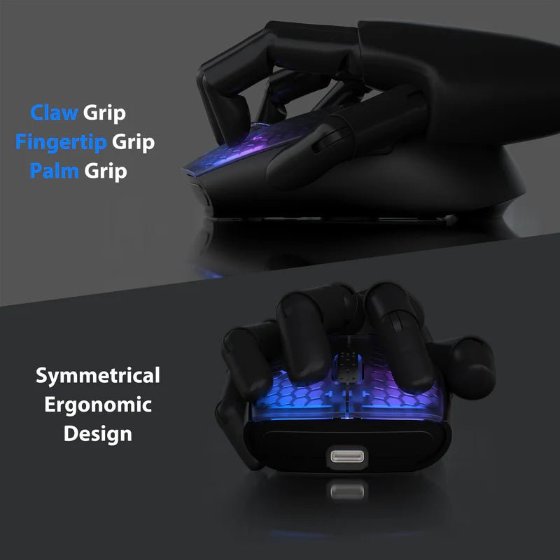 ATTACK SHARK X5 RGB Ultra - Light 49g Wireless Gaming Mouse - gametricks