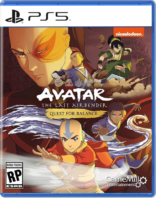 Avatar The Last Airbender: The Quest for Balance - PlayStation 5 | PS5 front cover