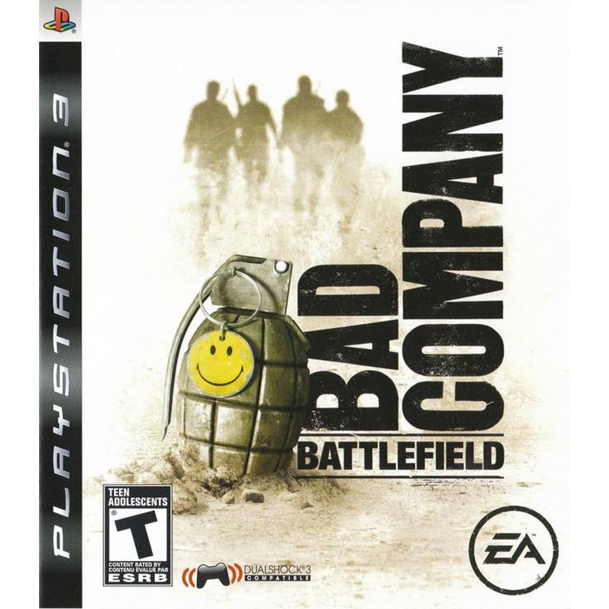 Battlefield Bad Company PS3 front cover on white square background