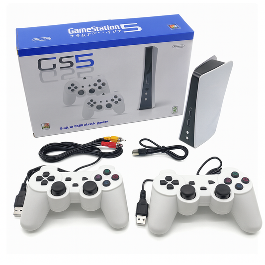 GS5 TV Console Retro , wired joysticks and 200 games onboard