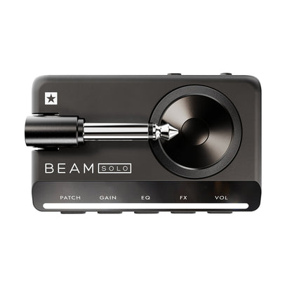 Blackstar BEAM SOLO Guitar Headphone Amplifier – front panel with folded plug