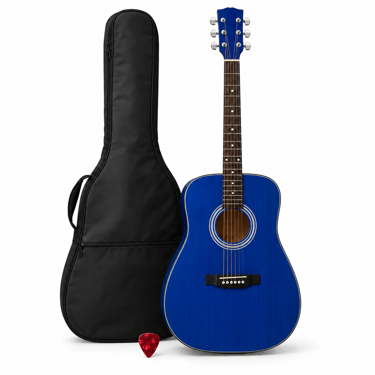 6 Strings Acoustic Guitar Package 39" gametricks