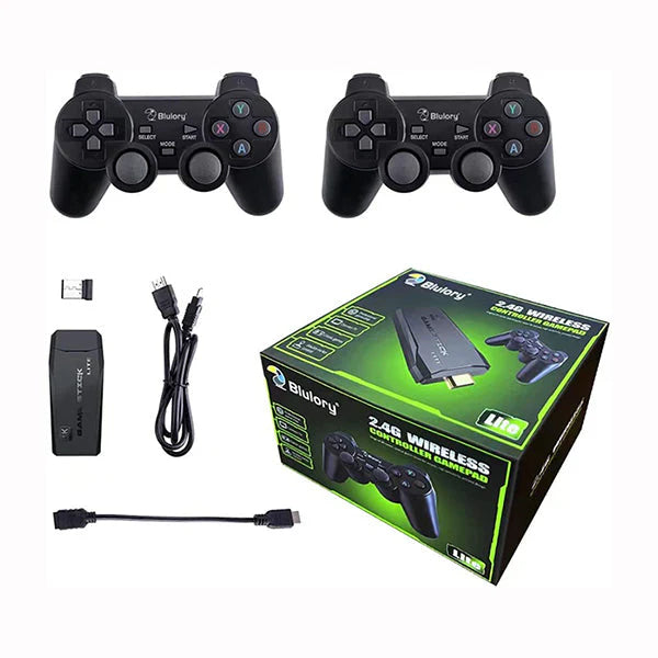 Gamepad with 2 Wireless controllers 2.4G with emulator with 3500+ games