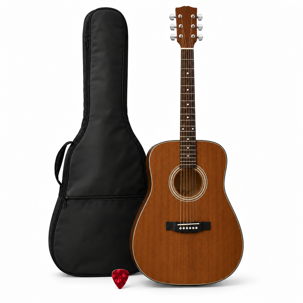 6 Strings Acoustic Guitar Package 39" gametricks