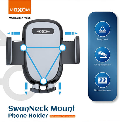MOXOM Swan Neck Mount for Car Windscreen