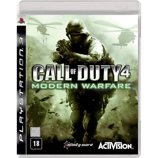 Call of Duty 4: Modern Warfare - PlayStation 3 | PS3 original PS3 case on white square background