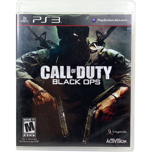 Call of Duty: Black Ops - PlayStation 3 | PS3 original front cover on white background