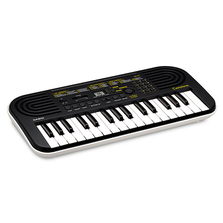 Casio Casiotone SA-51 Black 32-key mini keyboard, original supplier photo.