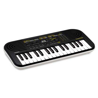 Casio Casiotone SA-51 Black 32-key mini keyboard, original supplier photo.