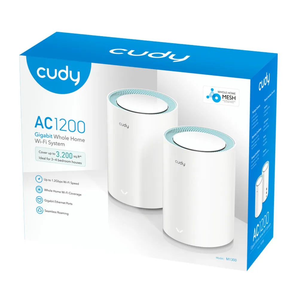 Cudy AC1200 Gigabit Whole Home WiFi Mesh System Cudy