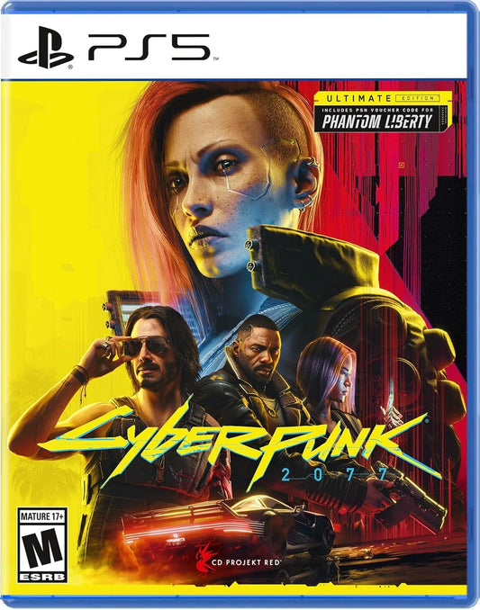 Cyberpunk 2077: Ultimate Edition - PlayStation 5 | PS5 front cover