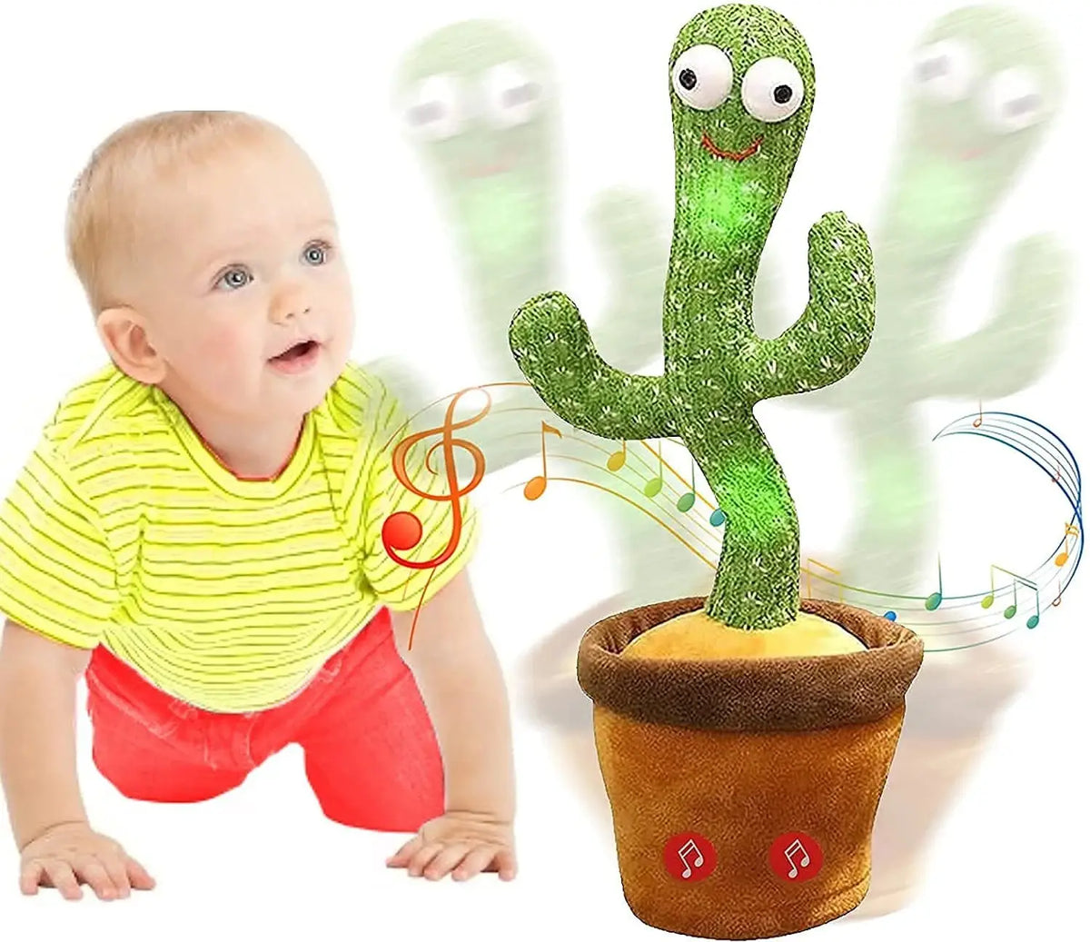 Cute Dancing And Talking Cactus Toy – Singing, Recording, Dancing Plush for Kids gametricks