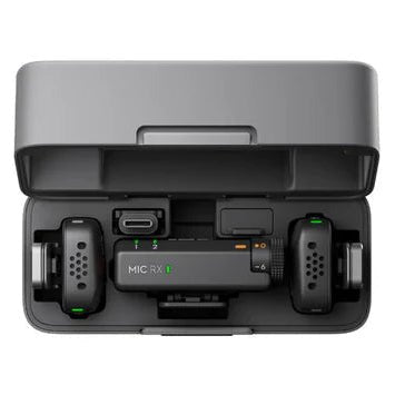 DJI Mic Mini (2 TX + 1 RX + Charging Case), Wireless Lavalier Microphone for iPhone/Camera/Android - gametricks