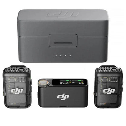 DJI Mic Mini (2 TX + 1 RX + Charging Case), Wireless Lavalier Microphone for iPhone/Camera/Android - gametricks