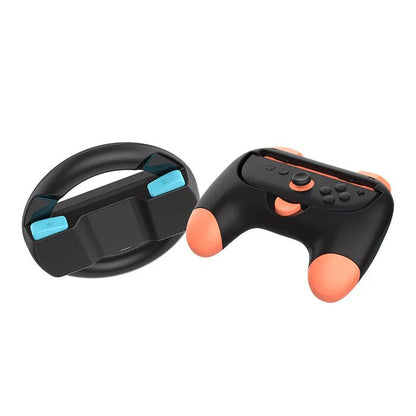 Dobe Controller Grip & Full - Circle Steering Wheel Kit for Nintendo Switch 2 Joy - Pad - gametricks