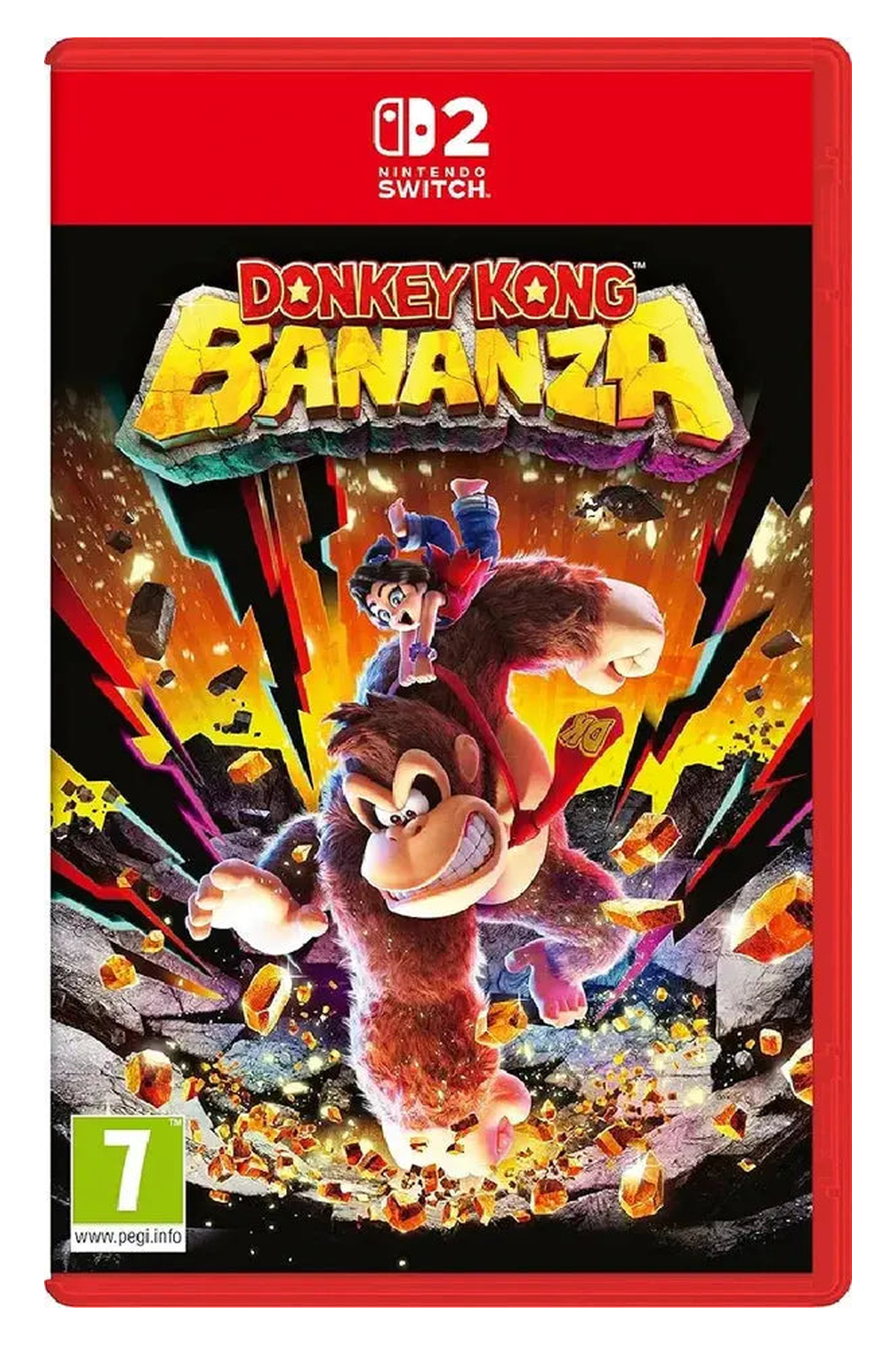Donkey Kong Bananza - Nintendo Switch 2 – Nintendo Switch 2 physical game cover, front view