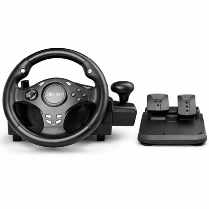 DOYO 270 Degree Rotation Pro Sport Racing Wheel for Multi Platform Compatible PS3 - PS4 - XBOX ONE - XBOX360 - NINTENDO SWITCH - Android - gametricks