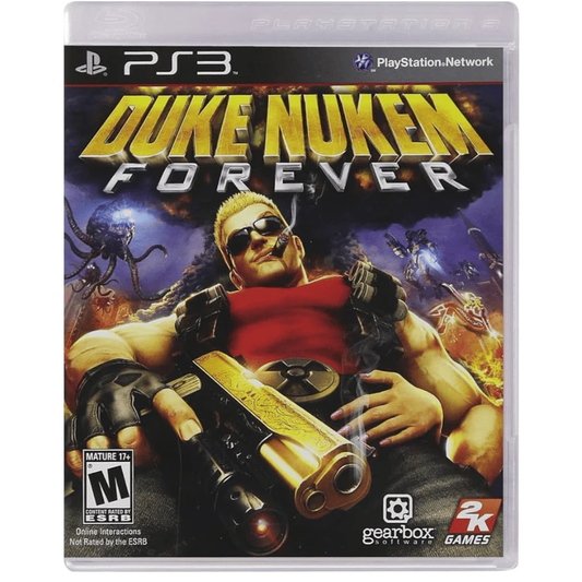 Duke Nukem Forever - PlayStation 3 | PS3 original front cover on white background
