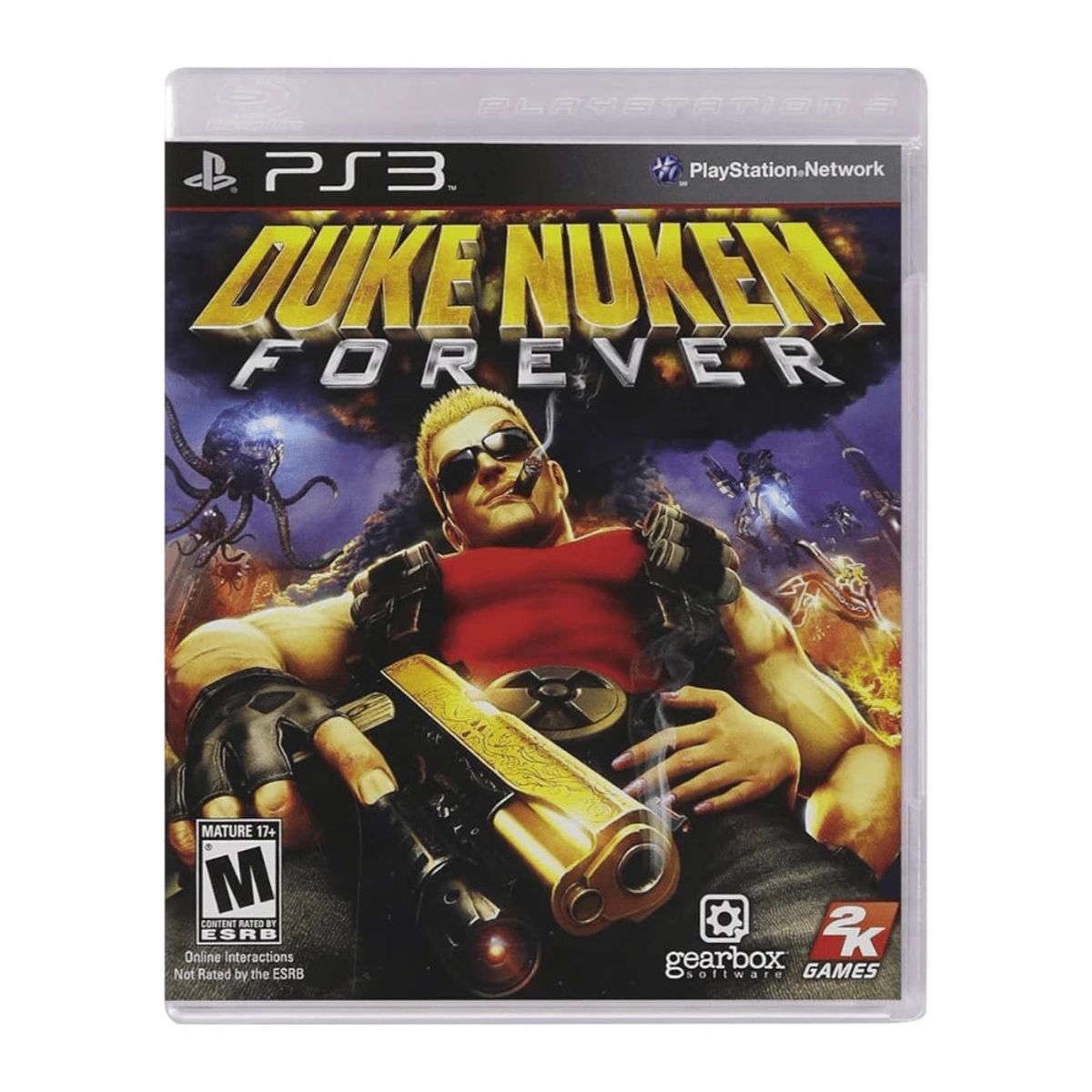 Duke Nukem Forever PS3 front cover on white square background