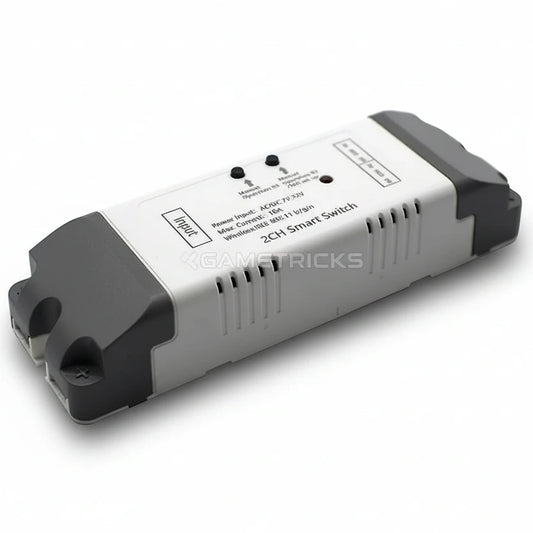 2CH Smart Switch electronic device on a white background
